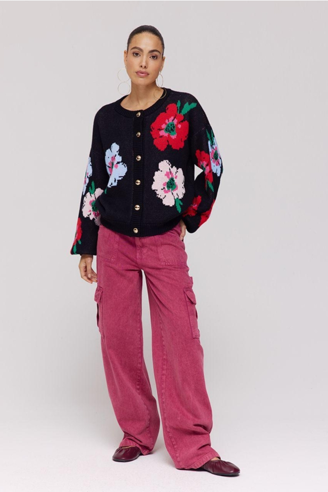 Harper & Yve zwarte dames vest | Model