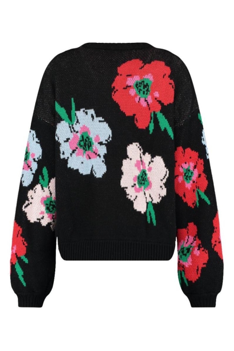 Harper & Yve zwarte dames vest | Achteraanzicht