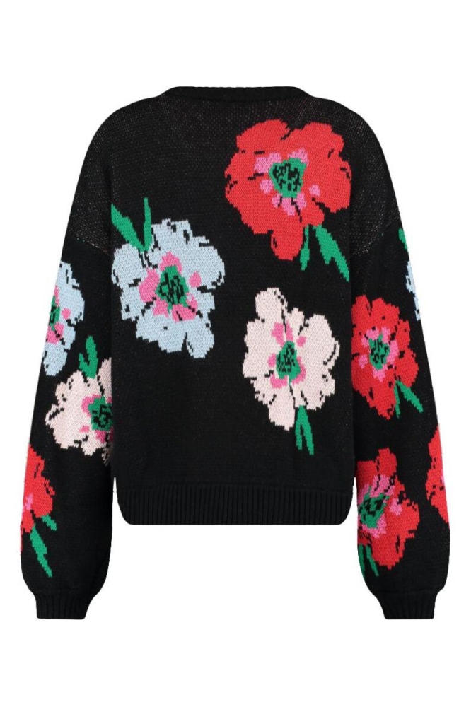 Harper & Yve zwarte dames vest | Achteraanzicht