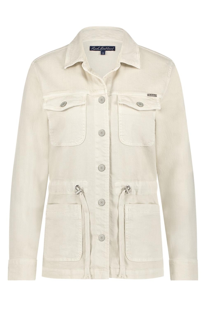 Red Button beige dames jas | Vooraanzicht