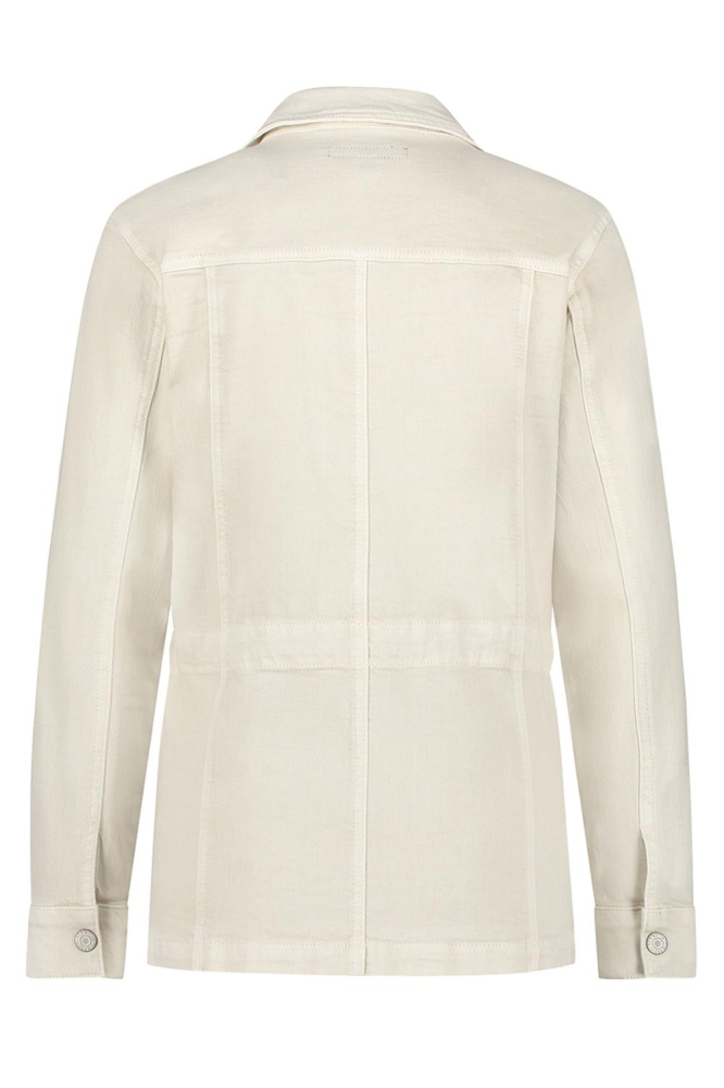 Red Button beige dames jas | Achteraanzicht