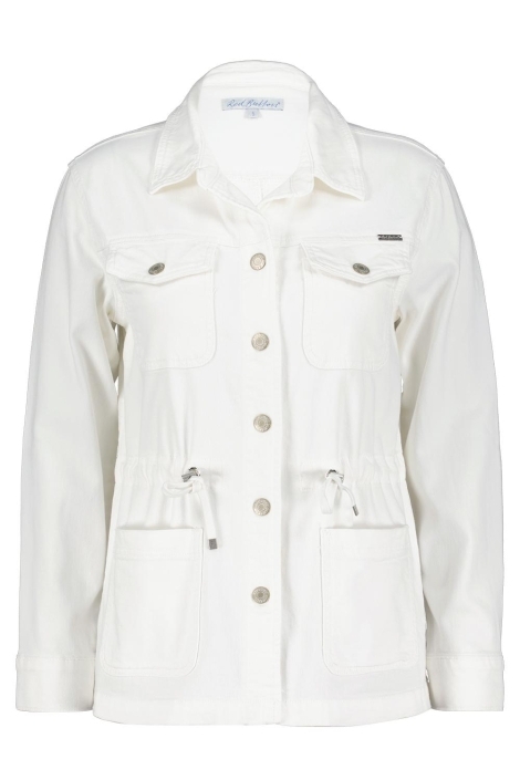 Red Button witte dames jas | Vooraanzicht