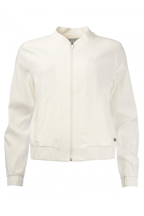 TQ Amsterdam witte dames jas | Vooraanzicht