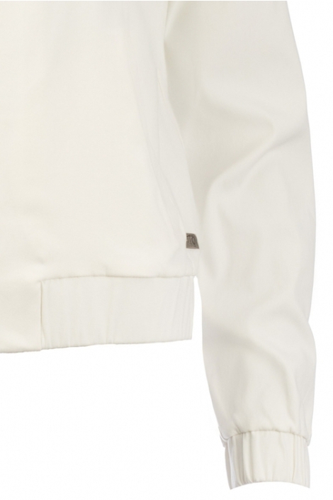 TQ Amsterdam witte dames jas | Close up