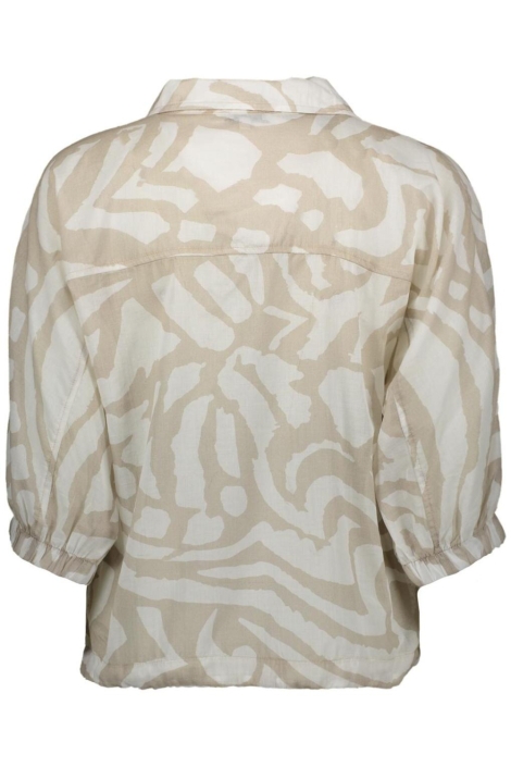 Zoso beige dames blouse | Achteraanzicht