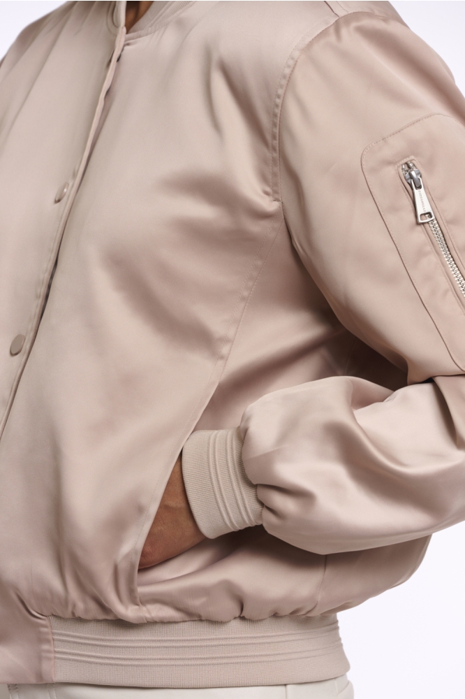 Rino & Pelle camel dames jas | Close up