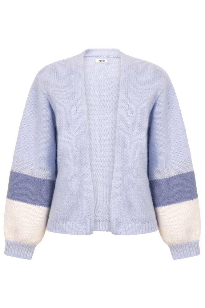 Zoso blauwe dames vest | Vooraanzicht