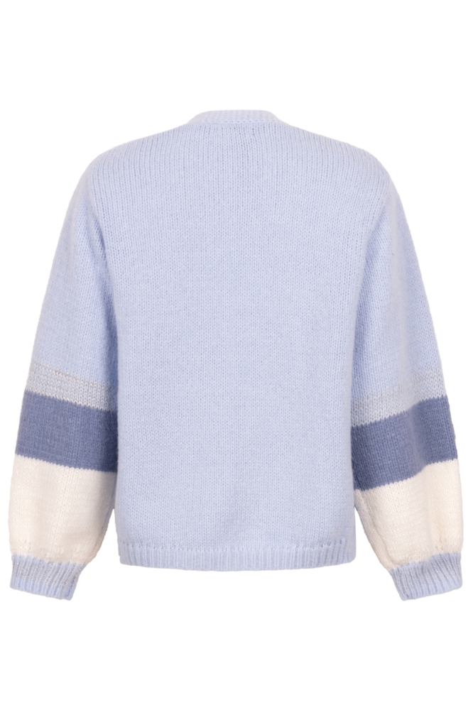 Zoso blauwe dames vest | Achteraanzicht