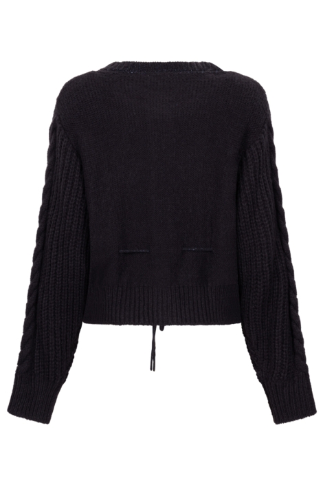 Zoso blauwe dames vest | Achteraanzicht