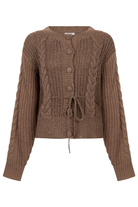 Zoso camel dames vest | Vooraanzicht