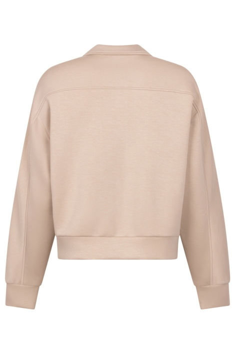 Zoso beige dames vest | Achteraanzicht