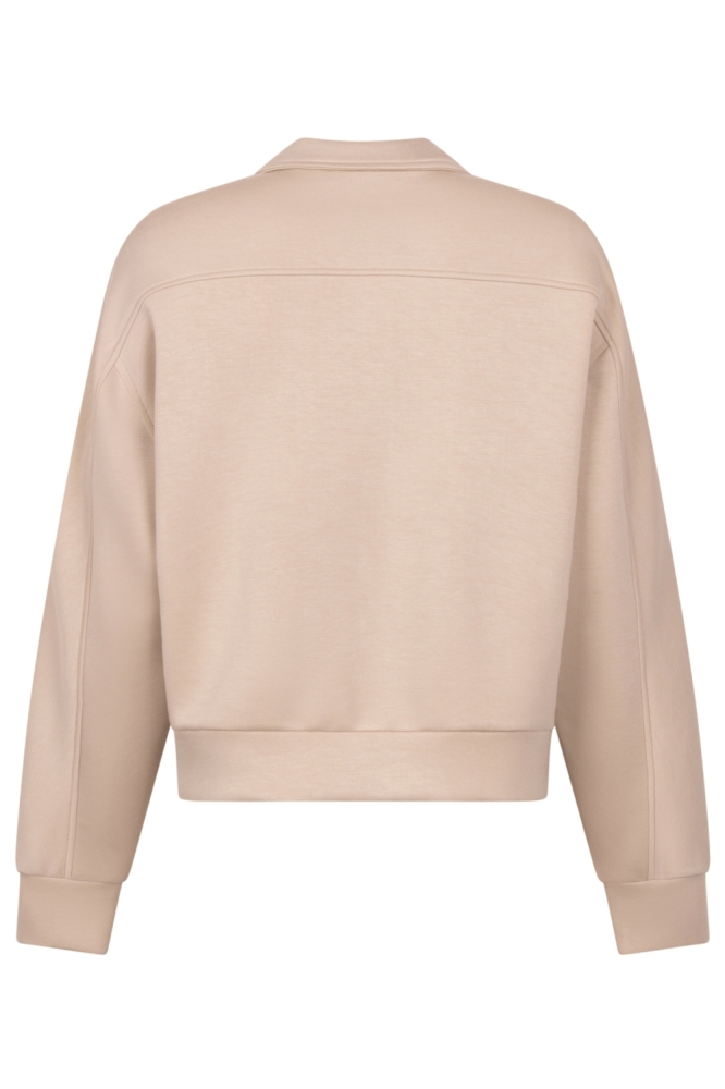 Zoso beige dames vest | Achteraanzicht