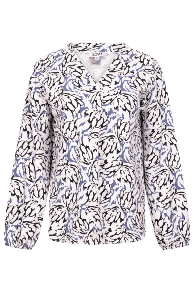 Zoso witte dames blouse | Vooraanzicht