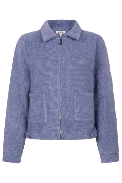 Zoso blauwe dames vest | Vooraanzicht