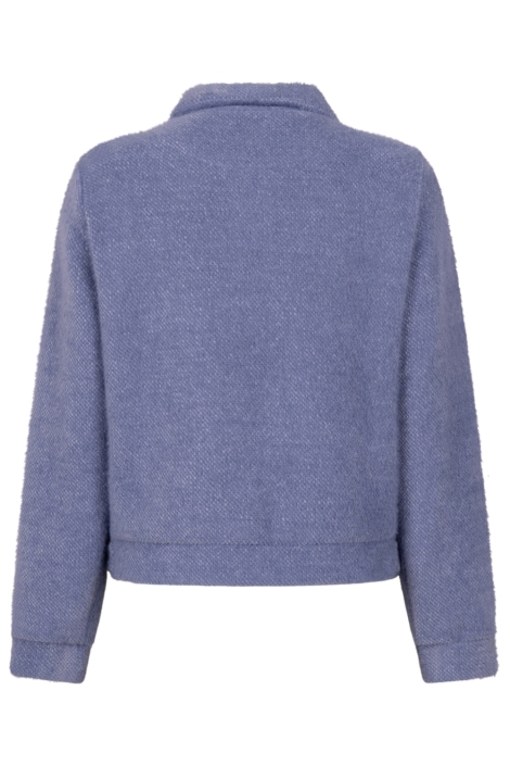 Zoso blauwe dames vest | Achteraanzicht