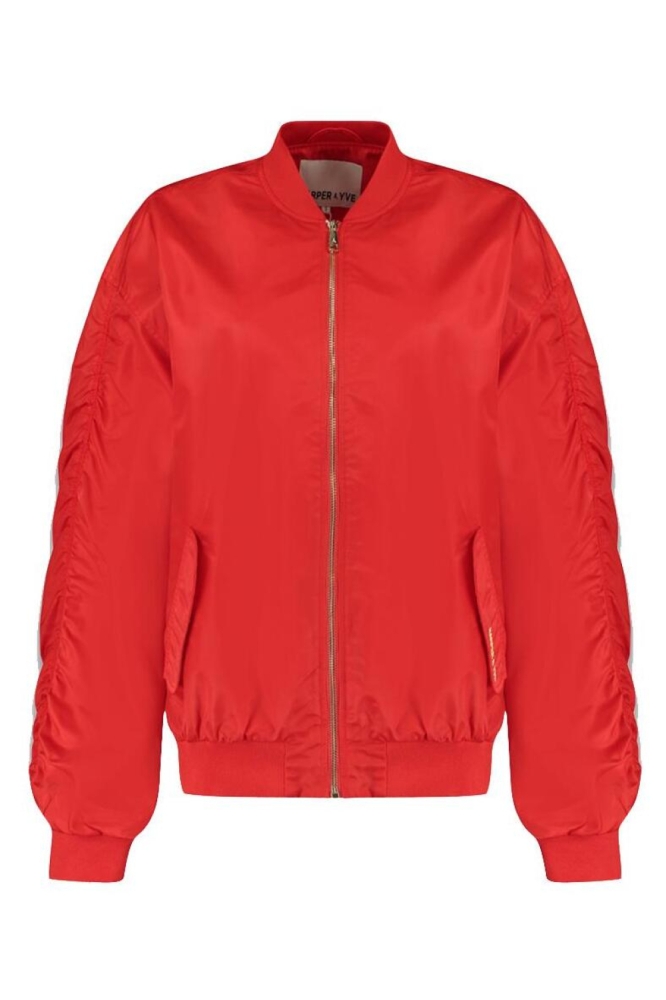 Harper & Yve rode dames jas | Vooraanzicht