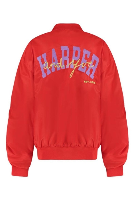 Harper & Yve rode dames jas | Achteraanzicht