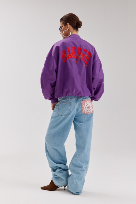 Harper & Yve paarse dames jas | Model