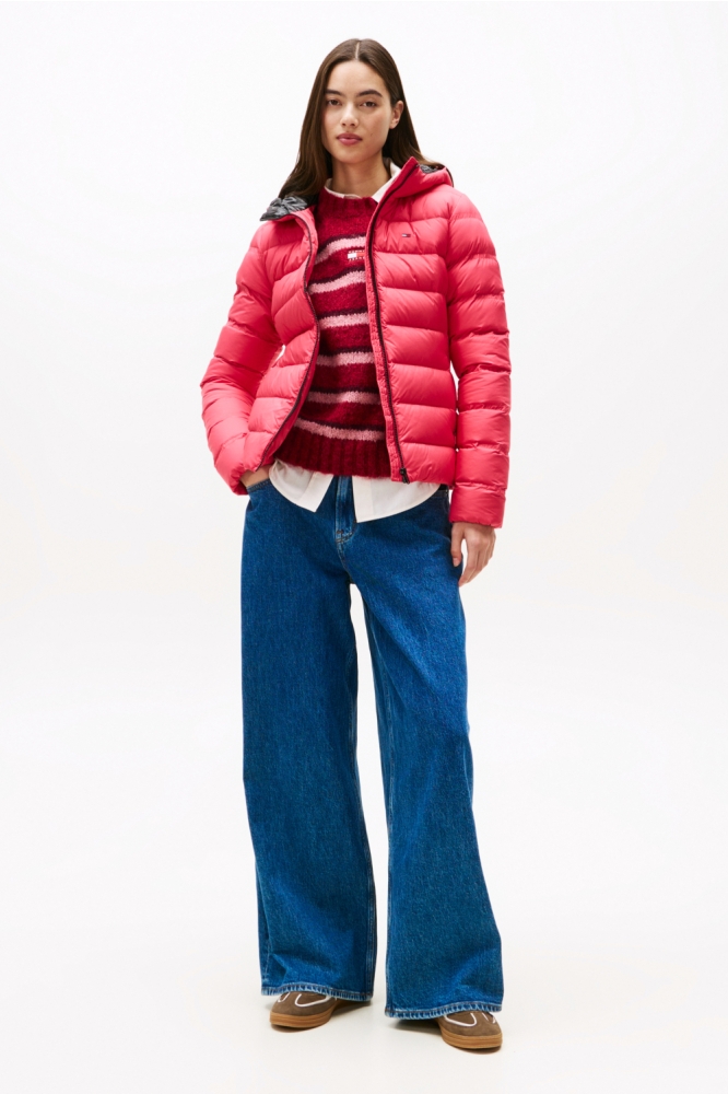 Tommy Jeans roze dames jas | Model