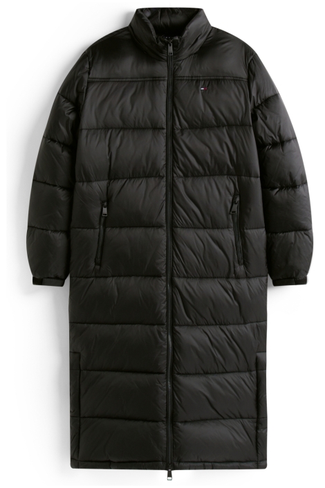 Tommy Jeans zwarte dames jas | Vooraanzicht