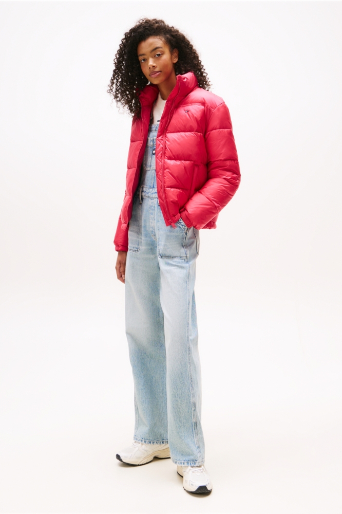 Tommy Jeans roze dames jas | Model