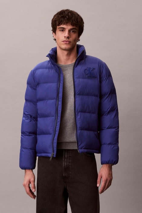 Calvin Klein blauwe heren jas | Model