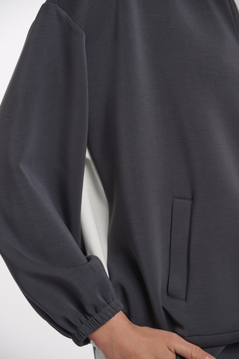 Rino & Pelle blauwe dames vest | Close up