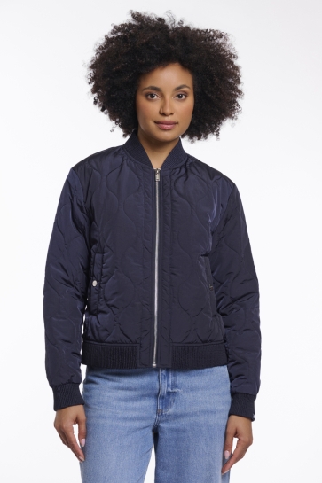 Rino & Pelle LIGHT QUILTED BOMBER WITH ZIPPER 7002621 10175 Dark Navy