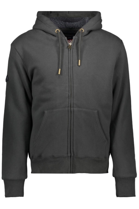 Superdry grijze heren vest | Vooraanzicht