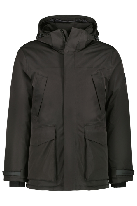 Cars zwarte heren jas | Vooraanzicht