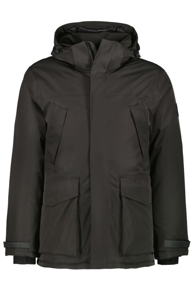 Cars zwarte heren jas | Vooraanzicht