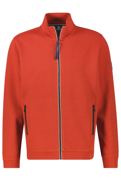 Lerros oranje heren vest | Vooraanzicht