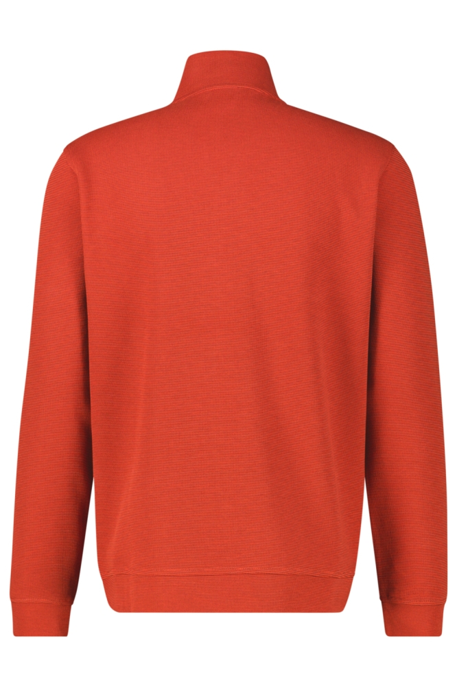 Lerros oranje heren vest | Achteraanzicht