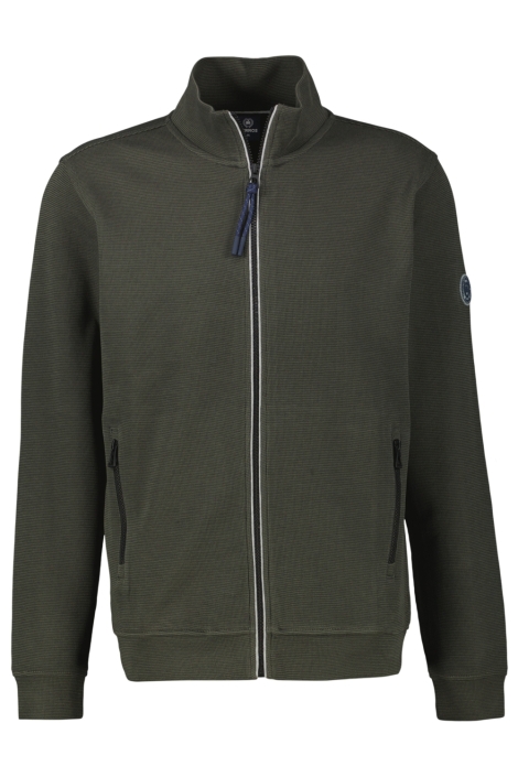 Lerros groene heren vest | Vooraanzicht