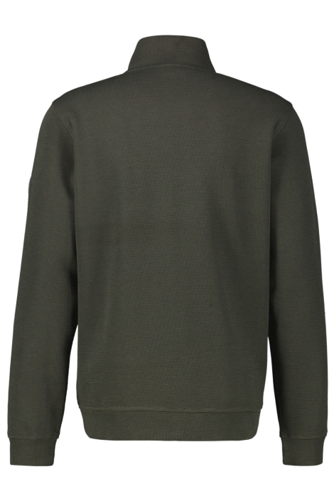 Lerros groene heren vest | Achteraanzicht