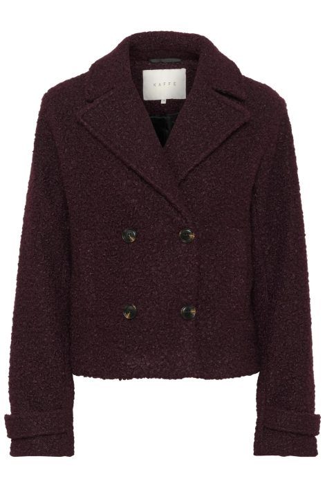 Kaffe bordeaux dames jas | Vooraanzicht