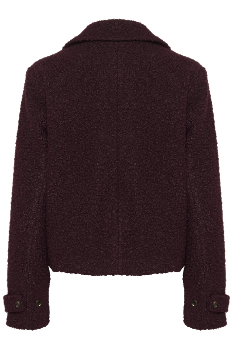 Kaffe bordeaux dames jas | Achteraanzicht