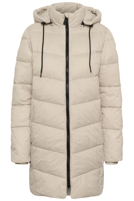 Kaffe beige dames jas | Vooraanzicht