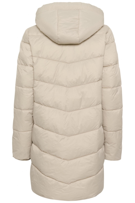 Kaffe beige dames jas | Achteraanzicht