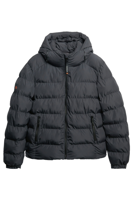 Superdry grijze heren jas | Vooraanzicht