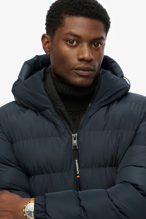 Superdry blauwe heren jas | Unique Selling Point