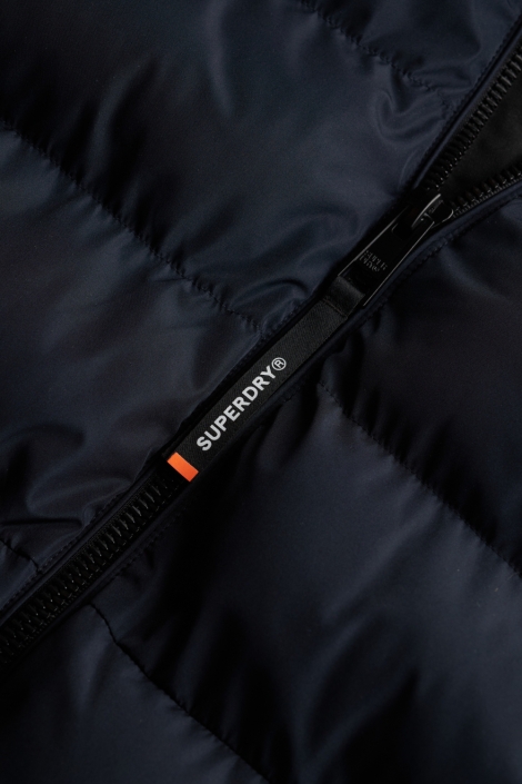 Superdry blauwe heren jas | Kleurstaal