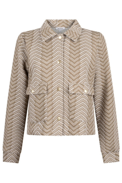 Zoso camel dames jas | Vooraanzicht