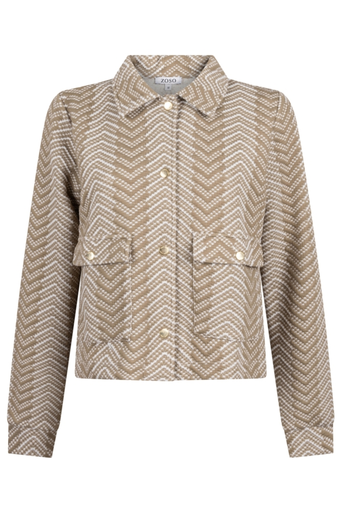 Zoso camel dames jas | Vooraanzicht