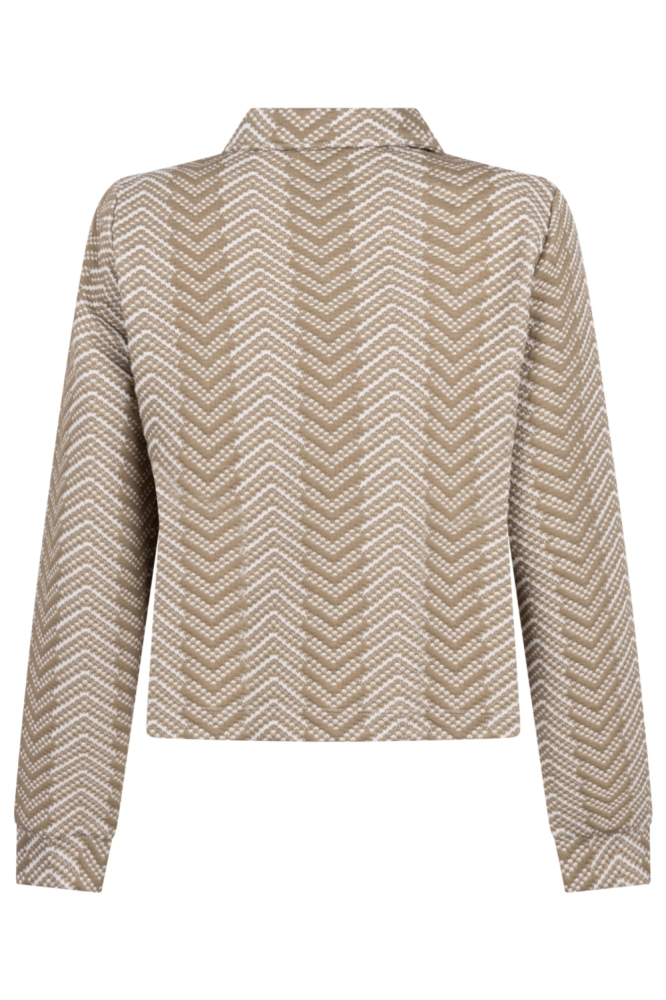 Zoso camel dames blazer | Achteraanzicht