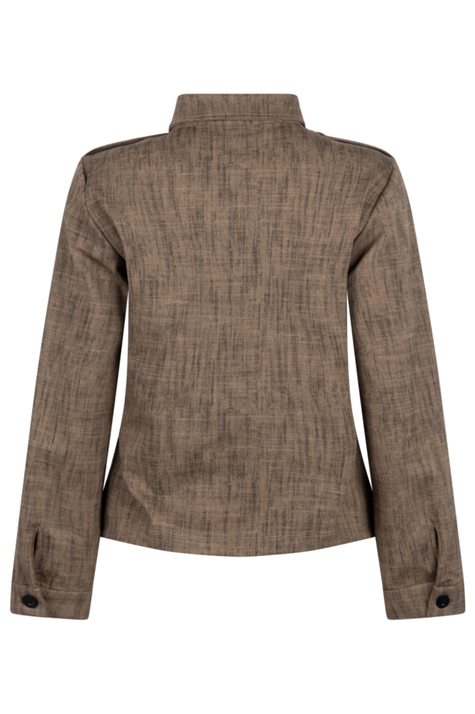 Zoso camel dames blazer | Achteraanzicht