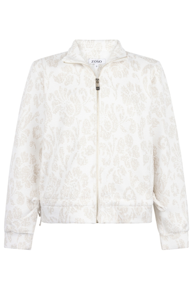 Zoso witte dames vest | Vooraanzicht