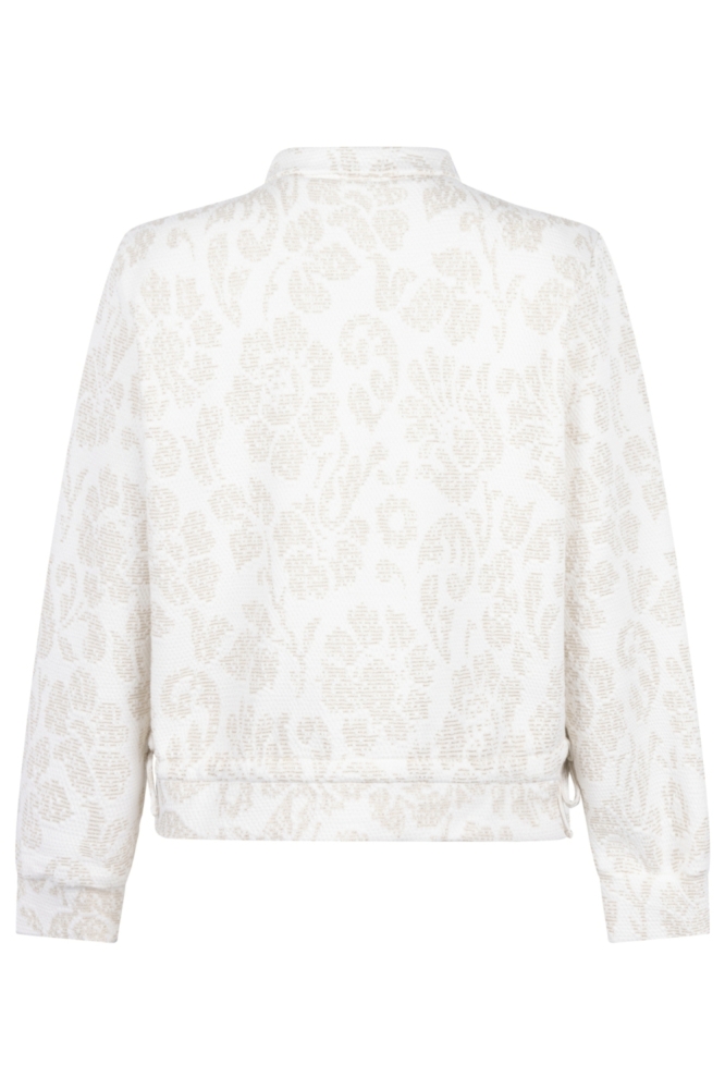 Zoso witte dames vest | Achteraanzicht