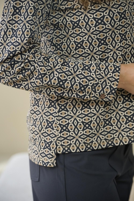 Zoso camel dames blouse | Kleurstaal