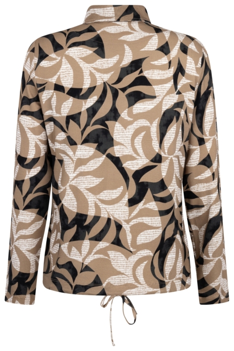 Zoso camel dames blouse | Achteraanzicht